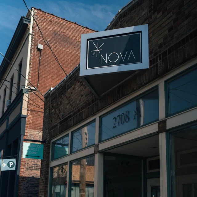 Proudly located in the heart of Maplewood — our light-filled salon is a great place to start off your afternoon or evening. Hang a left out the door with that fresh hair confidence for a coffee @LivingRoomSTL or a beer @SideProjectCell.

• • •

#Maplewood #LocalBusiness #NovaSalonSTL