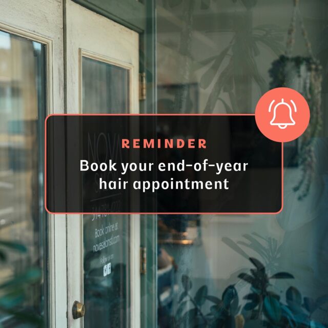 It’s hard to believe we’re nearing the end of the year – and with that comes holidays, gatherings, friends in town… and significant other’s office parties. Be sure to schedule your appointment early and we’ll get you taken care of.

• • •

#HolidayHair #Hairstylist #Salon #NovaSalonSTL